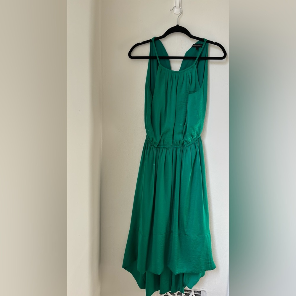 Banana Republic Teal Emerald green maxi Dress